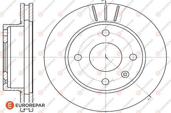 EUROREPAR 1618875580 - Bremžu diski autospares.lv