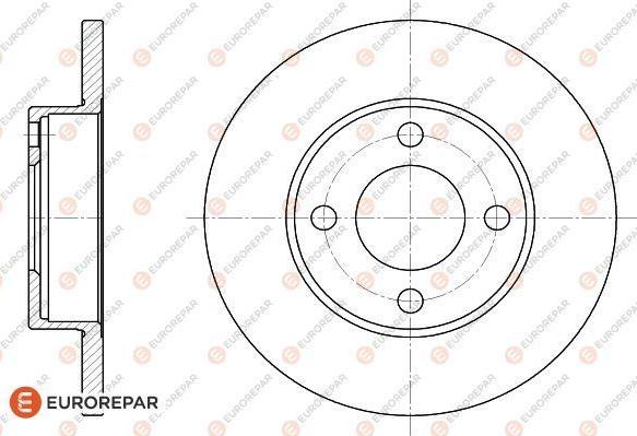 EUROREPAR 1618875680 - Bremžu diski www.autospares.lv