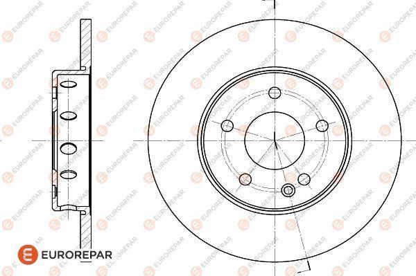 EUROREPAR 1618875880 - Bremžu diski www.autospares.lv