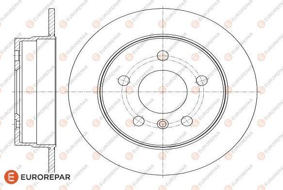 EUROREPAR 1618875280 - Bremžu diski autospares.lv