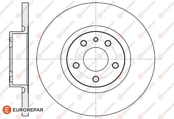 EUROREPAR 1618876380 - Bremžu diski www.autospares.lv