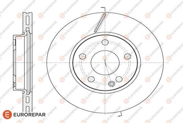 EUROREPAR 1618870380 - Bremžu diski www.autospares.lv