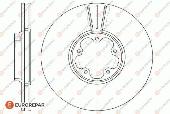 EUROREPAR 1618871580 - Bremžu diski www.autospares.lv