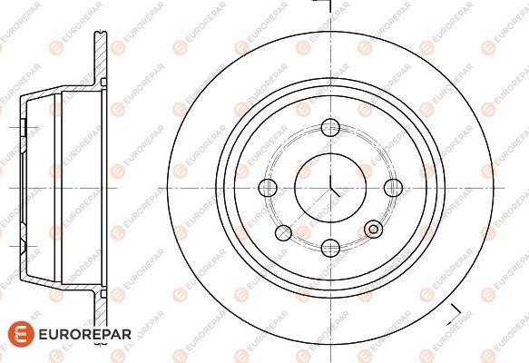 EUROREPAR 1618878680 - Bremžu diski www.autospares.lv