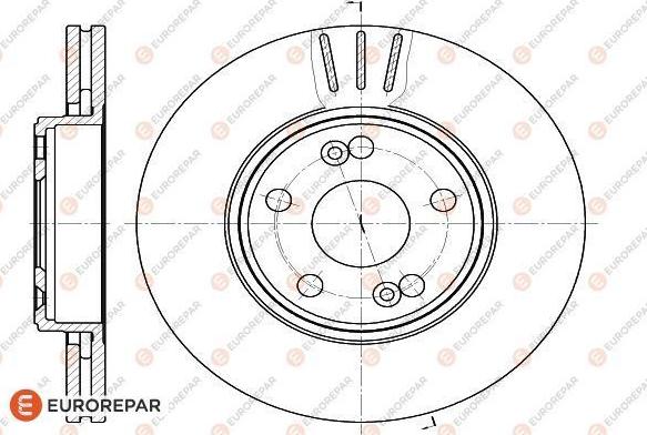 EUROREPAR 1618878080 - Bremžu diski www.autospares.lv