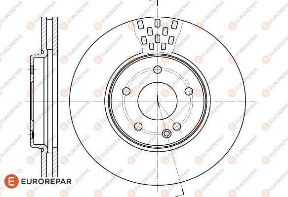 EUROREPAR 1618873980 - Bremžu diski www.autospares.lv