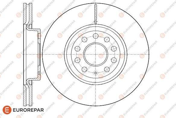 EUROREPAR 1618873780 - Bremžu diski autospares.lv