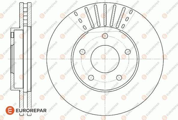 EUROREPAR 1618872380 - Bremžu diski www.autospares.lv