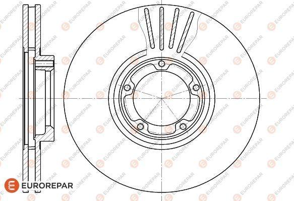 EUROREPAR 1618872780 - Bremžu diski www.autospares.lv