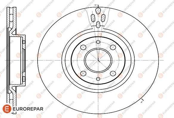 EUROREPAR 1618877980 - Bremžu diski www.autospares.lv