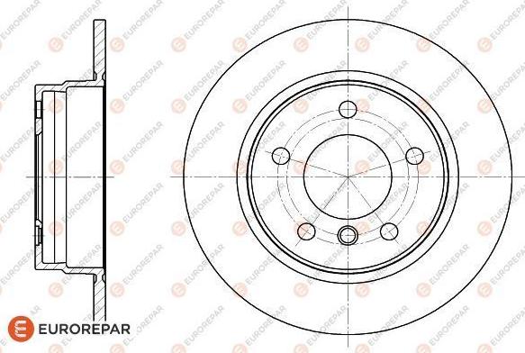 EUROREPAR 1618877480 - Bremžu diski www.autospares.lv