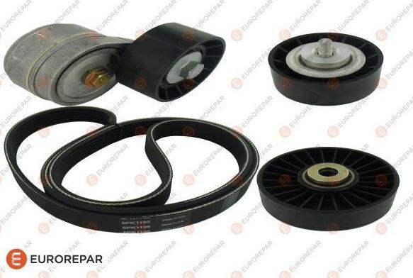 EUROREPAR 1612064480 - Поликлиновый ременный комплект www.autospares.lv