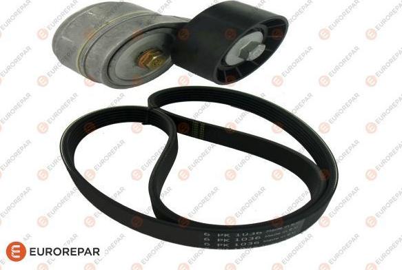 EUROREPAR 1612064280 - Поликлиновый ременный комплект www.autospares.lv