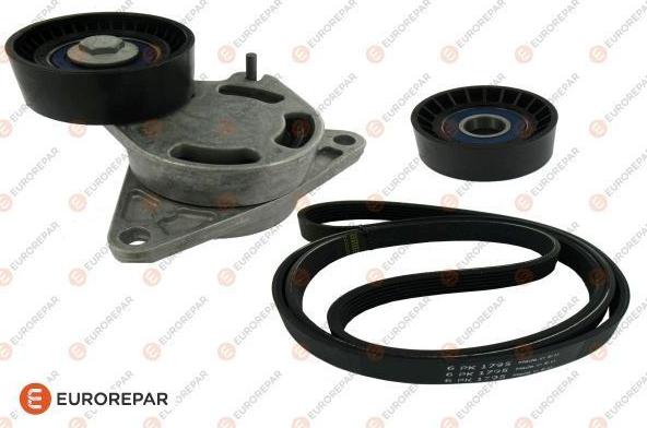 EUROREPAR 1612060580 - Поликлиновый ременный комплект www.autospares.lv