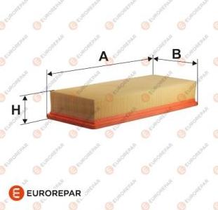 EUROREPAR 1612866580 - Air Filter, engine www.autospares.lv