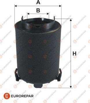 EUROREPAR 1612867080 - Gaisa filtrs www.autospares.lv