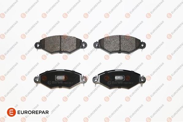 EUROREPAR 1617254980 - Тормозные колодки, дисковые, комплект www.autospares.lv