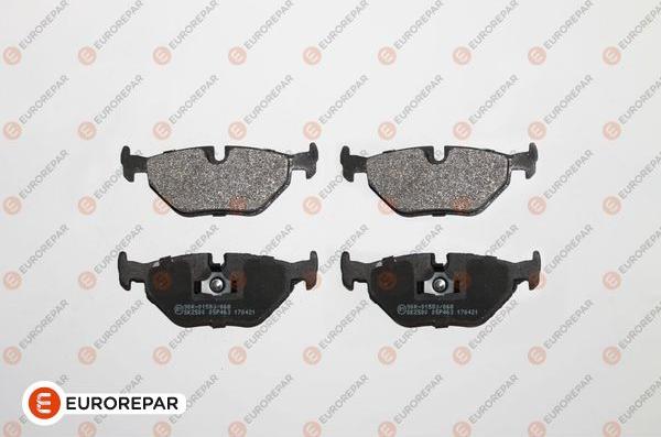 EUROREPAR 1617255380 - Bremžu uzliku kompl., Disku bremzes www.autospares.lv