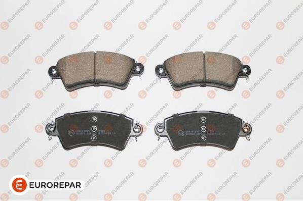 EUROREPAR 1617256080 - Bremžu uzliku kompl., Disku bremzes www.autospares.lv