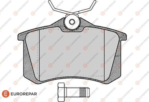 EUROREPAR 1617250480 - Brake Pad Set, disc brake www.autospares.lv