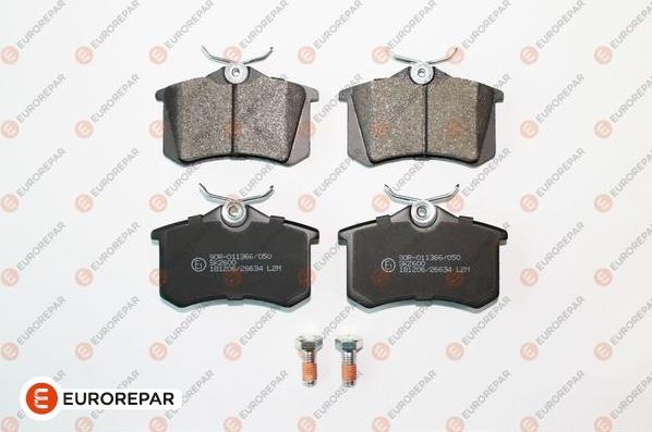 EUROREPAR 1617250180 - Brake Pad Set, disc brake www.autospares.lv