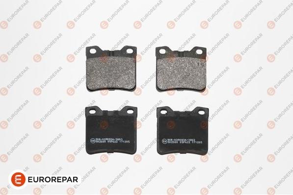 EUROREPAR 1617253280 - Bremžu uzliku kompl., Disku bremzes www.autospares.lv