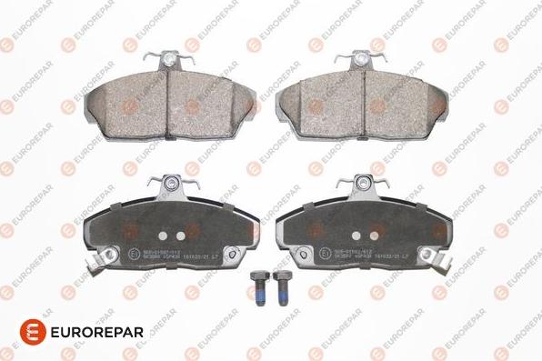 EUROREPAR 1617252980 - Тормозные колодки, дисковые, комплект www.autospares.lv