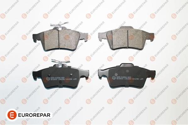 EUROREPAR 1617257980 - Bremžu uzliku kompl., Disku bremzes www.autospares.lv