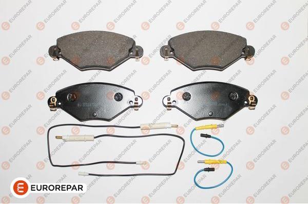 EUROREPAR 1617257180 - Тормозные колодки, дисковые, комплект www.autospares.lv