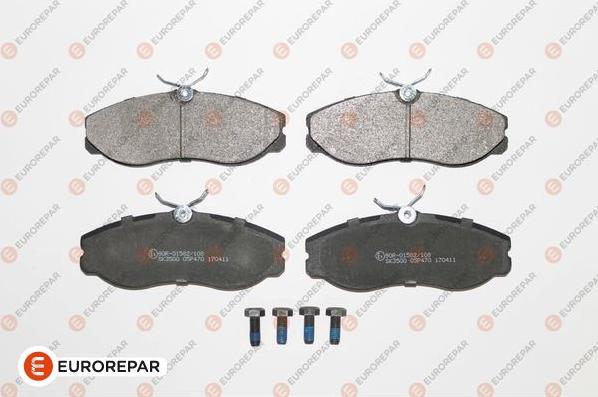 EUROREPAR 1617265480 - Bremžu uzliku kompl., Disku bremzes www.autospares.lv