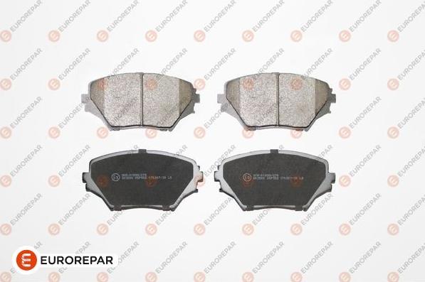 EUROREPAR 1617265780 - Brake Pad Set, disc brake www.autospares.lv