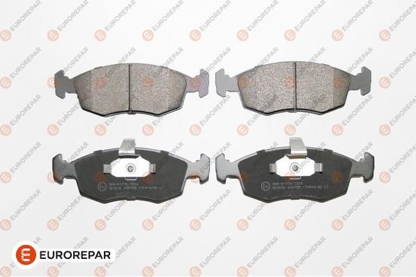 EUROREPAR 1617261380 - Bremžu uzliku kompl., Disku bremzes www.autospares.lv