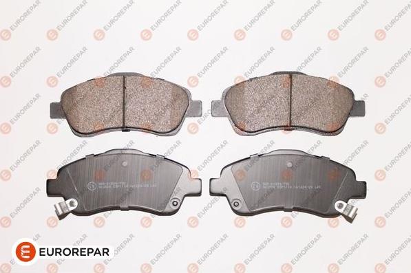 EUROREPAR 1617263480 - Bremžu uzliku kompl., Disku bremzes www.autospares.lv