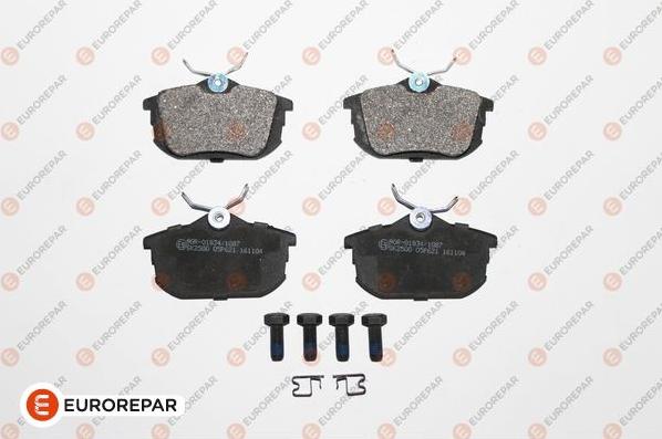 EUROREPAR 1617263280 - Bremžu uzliku kompl., Disku bremzes www.autospares.lv