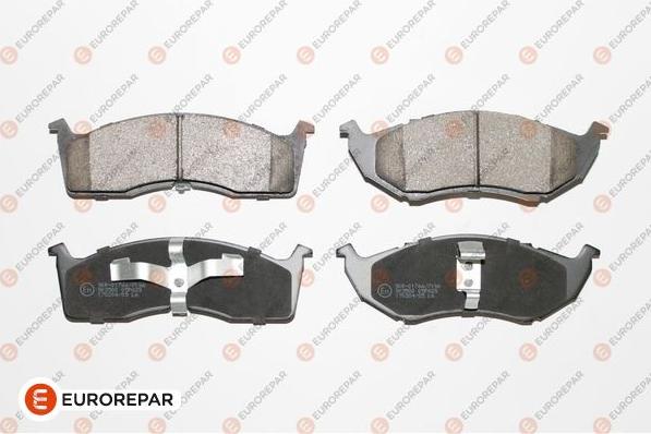 EUROREPAR 1617267480 - Bremžu uzliku kompl., Disku bremzes www.autospares.lv