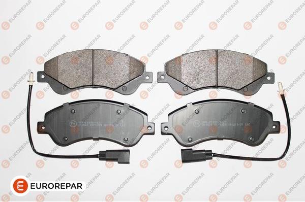 EUROREPAR 1617285880 - Bremžu uzliku kompl., Disku bremzes www.autospares.lv