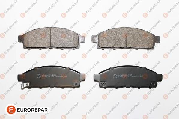 EUROREPAR 1617285380 - Bremžu uzliku kompl., Disku bremzes www.autospares.lv