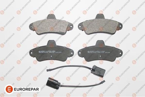 EUROREPAR 1617280280 - Bremžu uzliku kompl., Disku bremzes www.autospares.lv