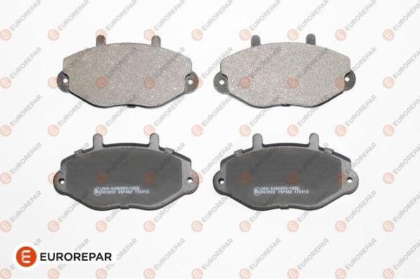 EUROREPAR 1617282080 - Bremžu uzliku kompl., Disku bremzes www.autospares.lv