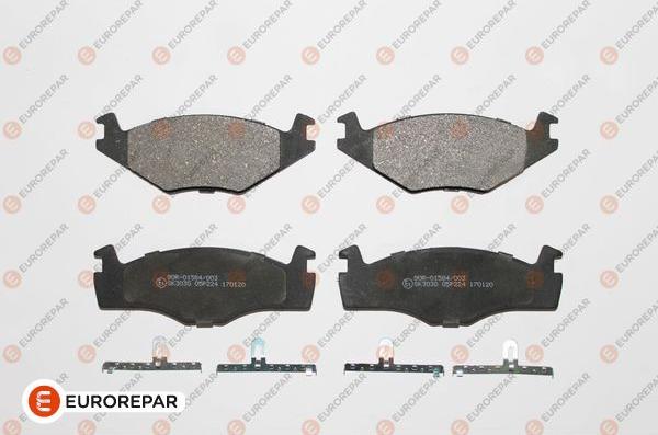 EUROREPAR 1617282380 - Brake Pad Set, disc brake www.autospares.lv