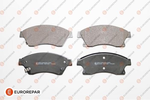 EUROREPAR 1617287480 - Bremžu uzliku kompl., Disku bremzes www.autospares.lv