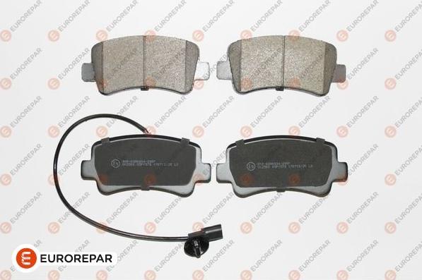 EUROREPAR 1617287580 - Bremžu uzliku kompl., Disku bremzes www.autospares.lv