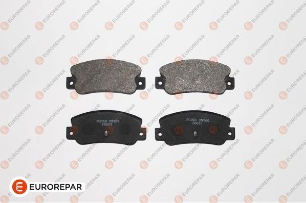 EUROREPAR 1617279480 - Bremžu uzliku kompl., Disku bremzes www.autospares.lv