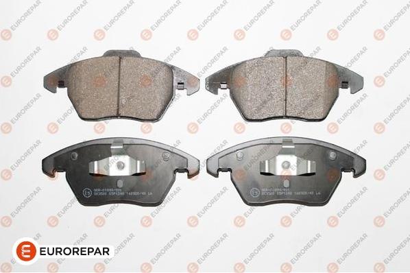 EUROREPAR 1617274580 - Bremžu uzliku kompl., Disku bremzes www.autospares.lv