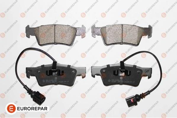 EUROREPAR 1617275180 - Bremžu uzliku kompl., Disku bremzes www.autospares.lv