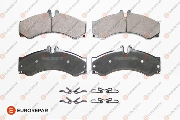 EUROREPAR 1617276280 - Bremžu uzliku kompl., Disku bremzes www.autospares.lv