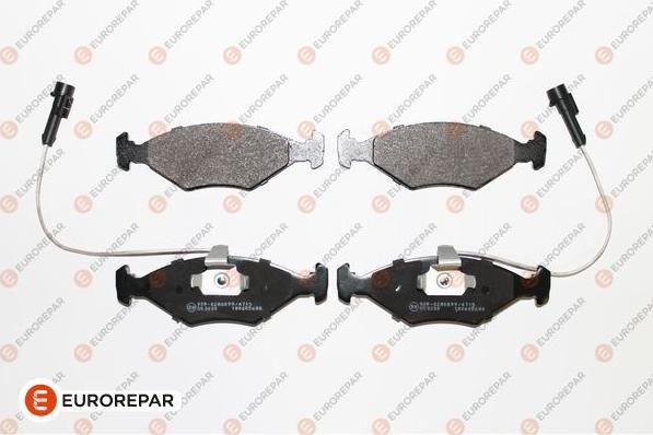 EUROREPAR 1617276780 - Bremžu uzliku kompl., Disku bremzes www.autospares.lv