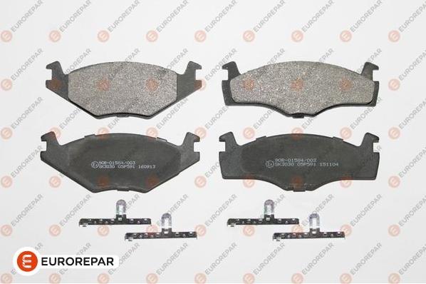 EUROREPAR 1617270580 - Brake Pad Set, disc brake www.autospares.lv