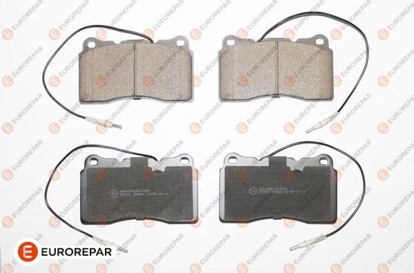 EUROREPAR 1617278980 - Bremžu uzliku kompl., Disku bremzes www.autospares.lv