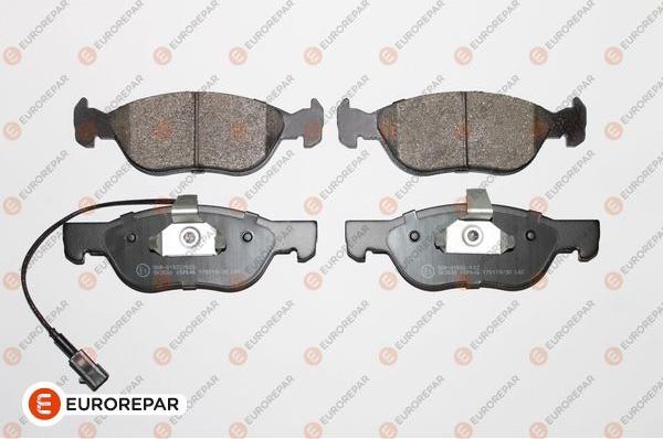 EUROREPAR 1617278680 - Bremžu uzliku kompl., Disku bremzes www.autospares.lv